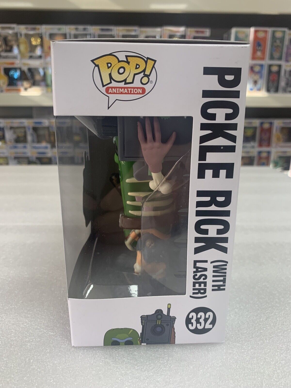 Funko POP Rick and Morty Pickle Rick with Laser | FUN27862