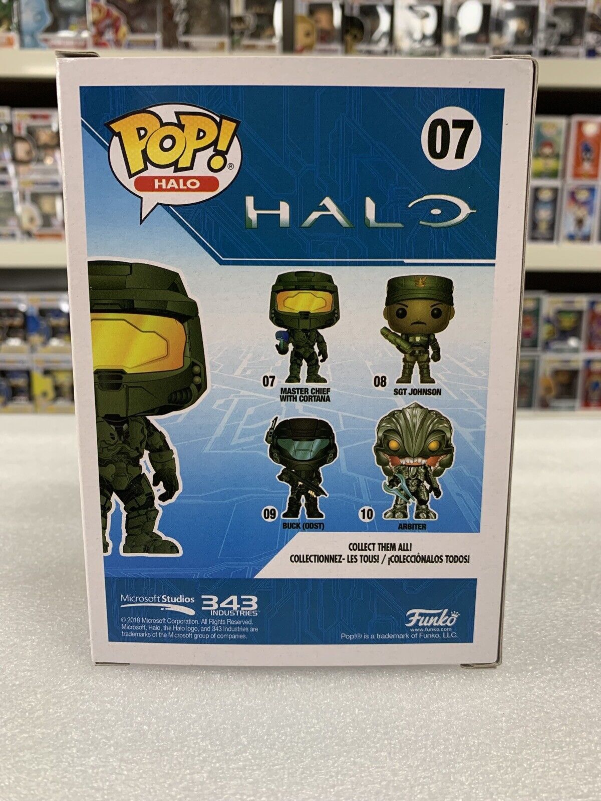 Funko POP Halo 07 Master Chief with Cortana | FUN30099