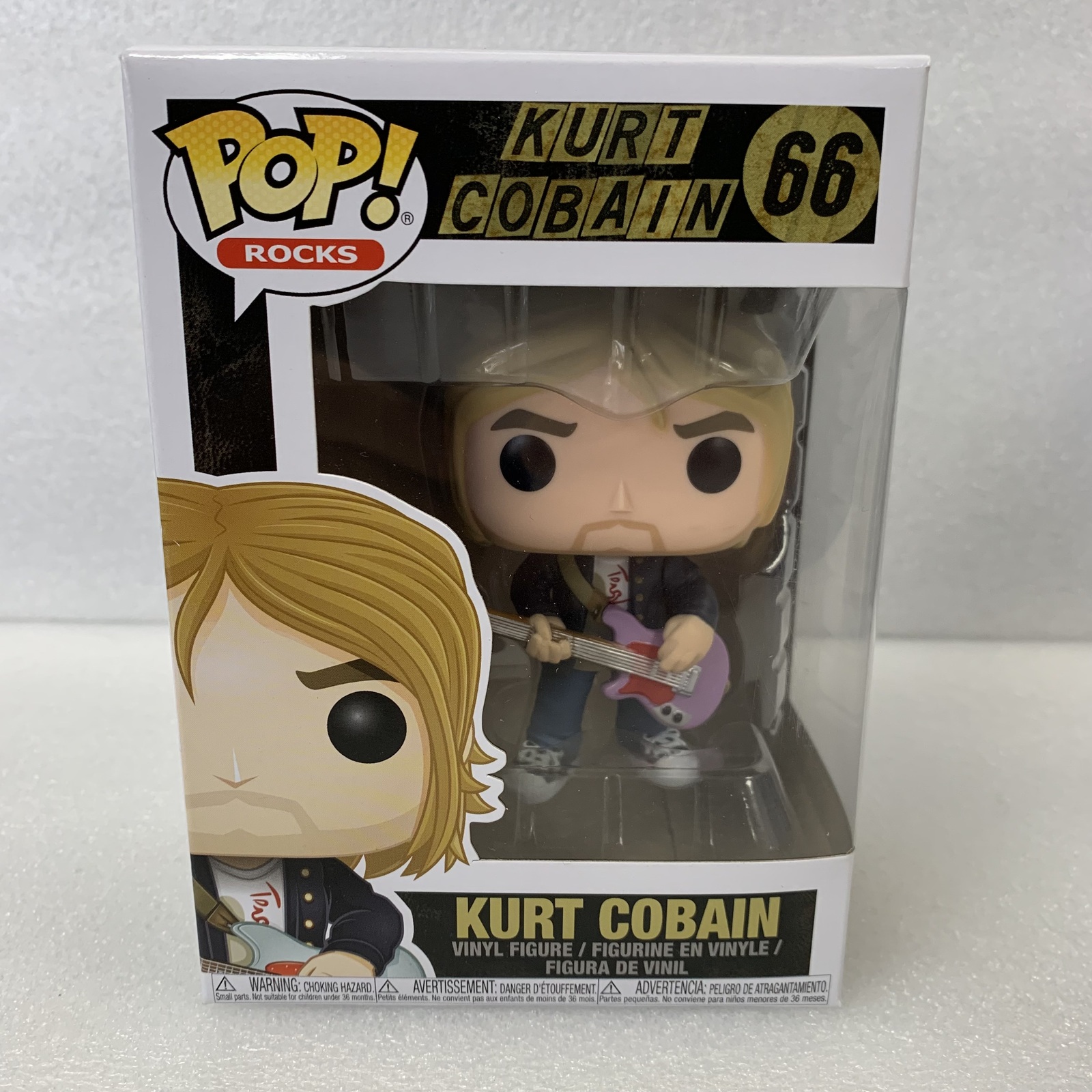 Kurt Kobain - Kurt Cobain 66 (Live&Loud) US Exclusive FUNKO POP! Vinyl ...