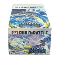 Pokemon TCG | Sword and Shield Silver Tempest Build & Battle Sealed Case of 10