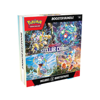 POKEMON TCG Scarlet & Violet 7 Stellar Crown Booster Bundle - 6 Packs New Sealed