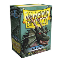 Dragon Shield Classic Sleeves Green 100 Pack | ideal Gaming TCG MTG Pokemon etc