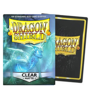 Dragon Shield Matte Sleeves Clear 100 Pack | ideal Gaming TCG MTG Pokemon etc