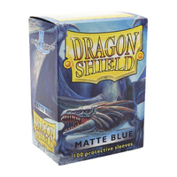 Dragon Shield Matte Sleeves Blue 100 Pack | ideal Gaming TCG MTG Pokemon etc