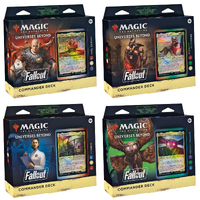 MTG Magic the Gathering FALLOUT Commander Deck Case of 4 (sealed box)