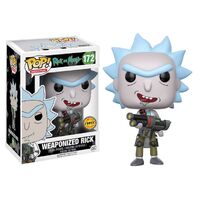 FUNKO POP! Television Rick & Morty - Rick Weaponized FUN12439 BNIB CHASE VARIANT