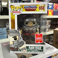 SDCC Masters of the Universe - Ram Man | FUNKO POP! Vinyl FUN30694 RARE HTF