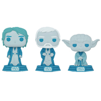 Star Wars - Across the Galaxy: Force Ghost Glow US Exclusive Pop! 3-pack [RS]