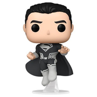 Funko POP Justice League Snyder Cut Superman Black Suit Levitating #1123