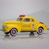 Coca Cola Coke Danbury Mint 1:24 Die Cast 1949 Salesmans Car YELLOW 