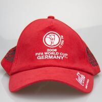 Coca Cola Coke Embroided Cap FIFA 2006 RED Hat NEW Promotional Item