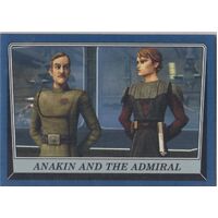 Star Wars Rogue One Mission Briefing Blue Base Card #9 Parallel Anakin Admiral