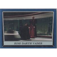 Star Wars Rogue One Mission Briefing Blue Base Card 12 Parallel Rise Darth Vader