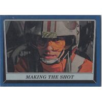 Star Wars Rogue One Mission Briefing Blue Base Card #65 Parallel Making the Shot