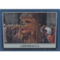 Star Wars Rogue One Mission Briefing Blue Base Card #96 Parallel Chewbacca