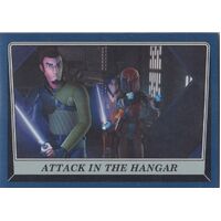 Star Wars Rogue One Mission Briefing Blue Base Card #19 Parallel Attack Hangar 