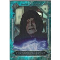 Topps Star Wars Masterwork Show of Force Foil SF-8 Emperor Palpatine 260 /299