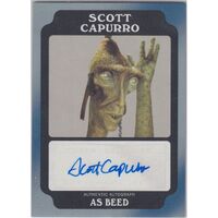 Topps Star Wars Rogue One Black Autograph Scott Capurro as Beed 15/50 Neat