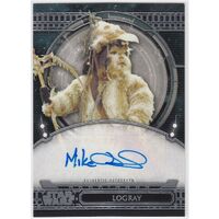 Topps Star Wars 40th Anniversary Mike Edmonds AA-ME as Logray Clean Auto