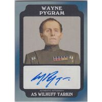 Topps Star Wars Rogue One Black Autograph Wayne Pygram as Wilhuff Tarkin 12 /50