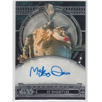 Topps Star Wars 40th Anniversary Autograph Card AA-MQ Mike Quinn as Sy Snootles