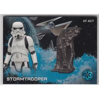 Star Wars Rogue One Silver Medallion Card Stormtrooper AT-ACT 64/ 99