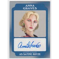 Topps Star Wars Rogue One MB Blue Autograph Anna Graves Satine Kryze 07/ 25
