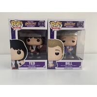 FUNKO POP! Bill & Ted's Excellent Adventure Ted 6446 & Bill 6445 POP Vinyl 